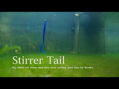 GrubTail sống Perch Trout Pike nhân tạo mềm mồi Jig đầu Shad silicone đồ bơi